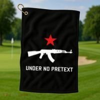 Under No Pretext Karl Marx Marxism Golf Towel thumb 1