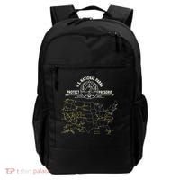 U.S. National Park Camping All 63 US National Parks Map Backpack thumb 0