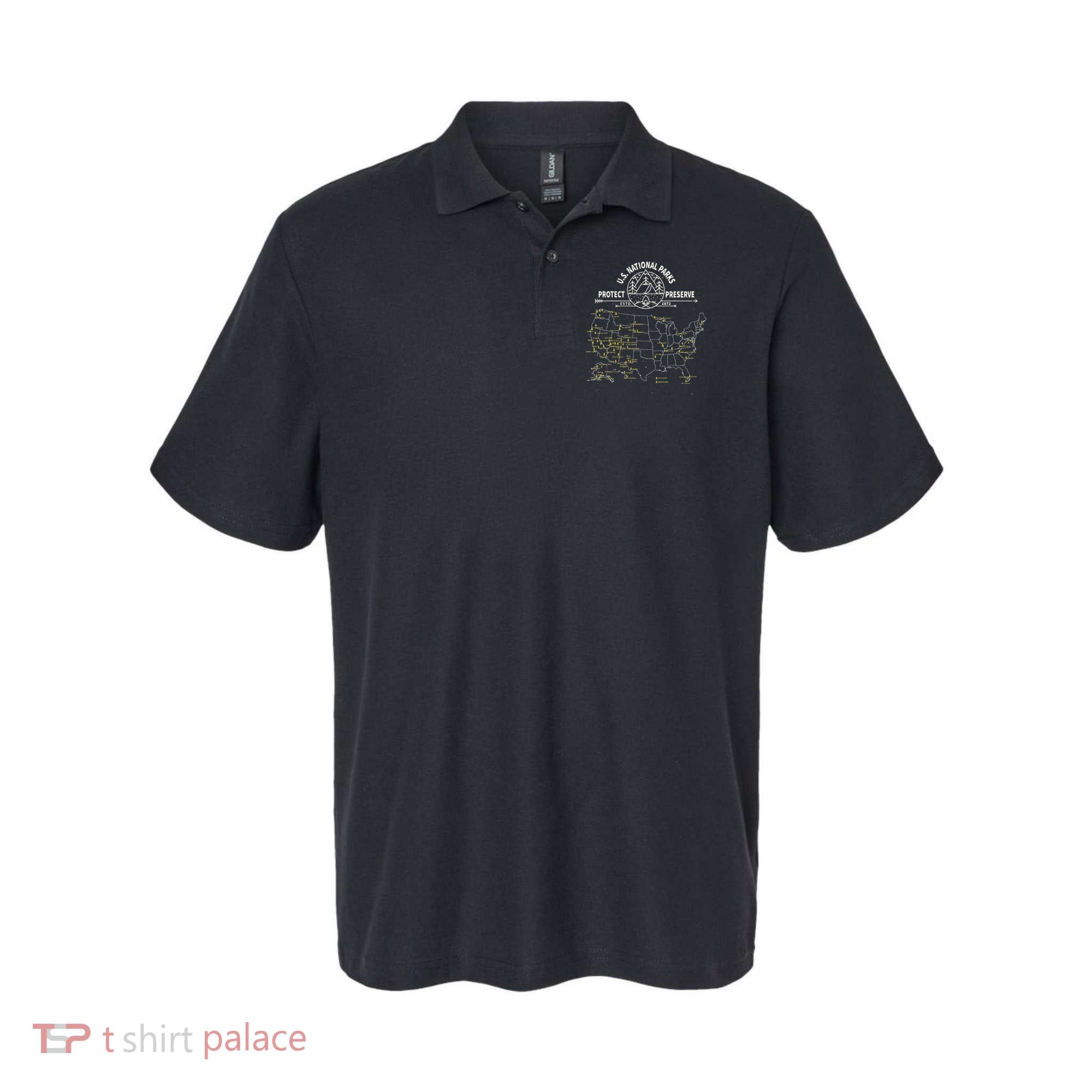 U.S. National Park Camping All 63 US National Parks Map Polo