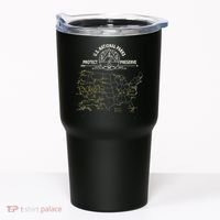 U.S. National Park Camping All 63 US National Parks Map Tumbler thumb 0