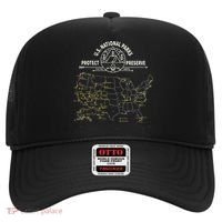 U.S. National Park Camping All 63 US National Parks Map Hat thumb 0