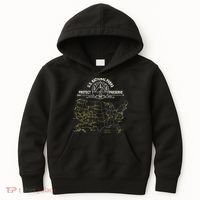 U.S. National Park Camping All 63 US National Parks Map Kids Hoodie thumb 0