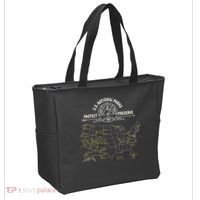 U.S. National Park Camping All 63 US National Parks Map Tote Bag thumb 2