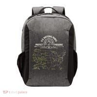 U.S. National Park Camping All 63 US National Parks Map Vector Backpack thumb 0