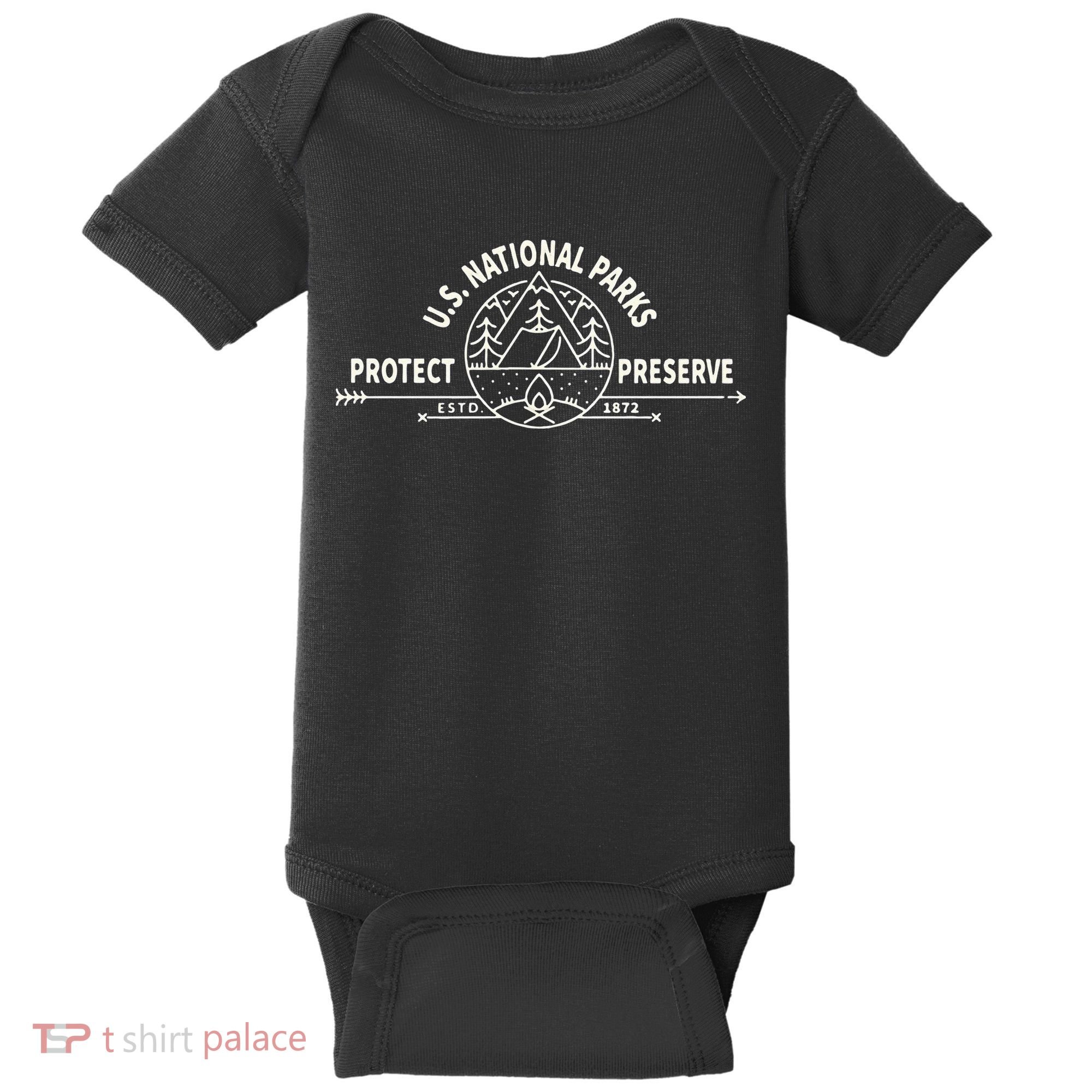 U.S. National Park Preserve & Protect The US National Parks Baby Bodysuit