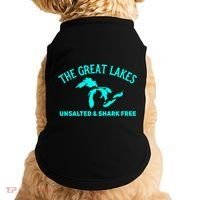 Unsalted N Shark Free The Great Lakes  Michigan Doggie Tank thumb 0
