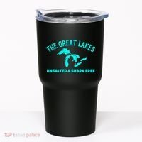 Unsalted N Shark Free The Great Lakes  Michigan Tumbler thumb 0