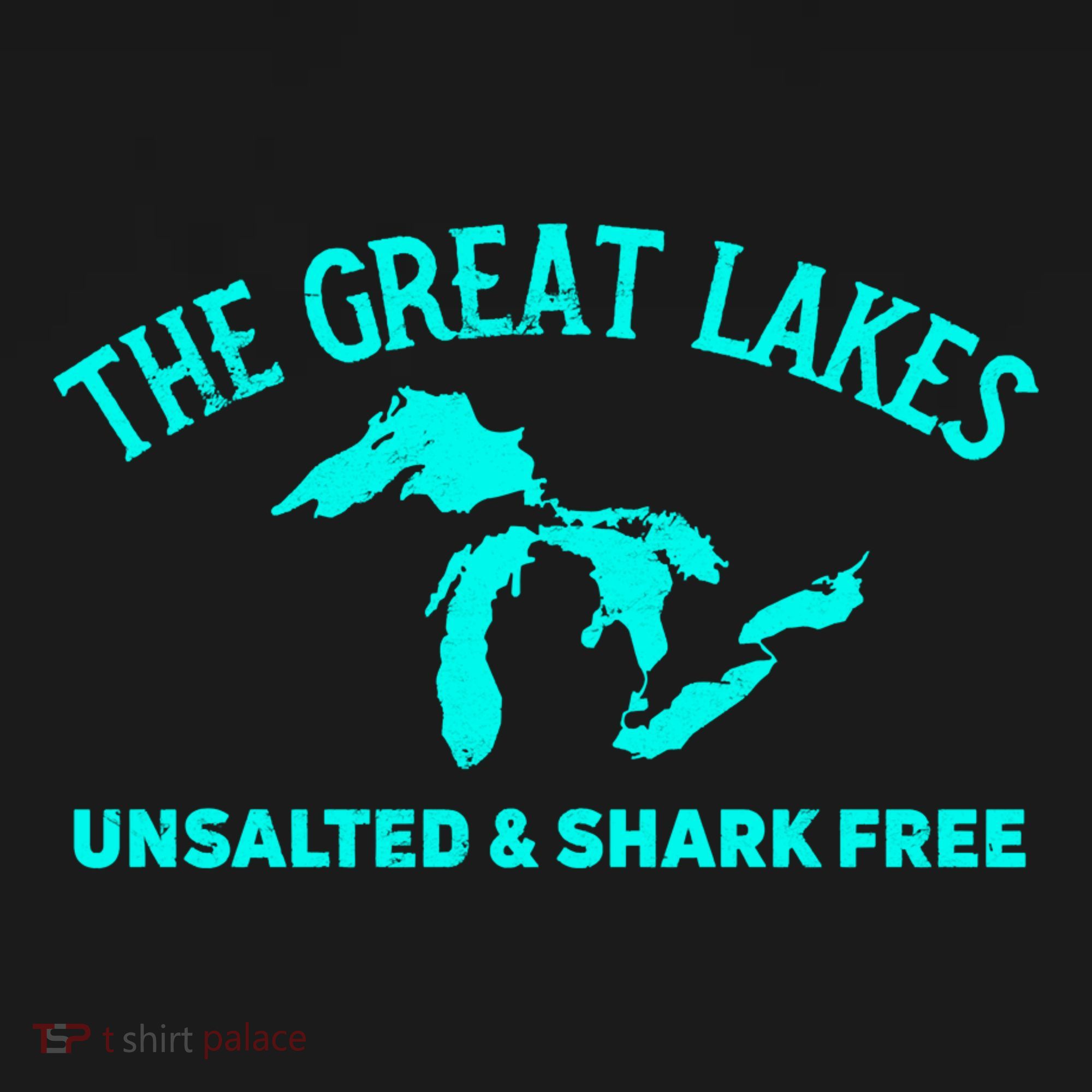 Unsalted N Shark Free The Great Lakes  Michigan Women's Tank Top