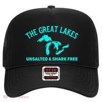 Unsalted N Shark Free The Great Lakes  Michigan Hat thumb 0