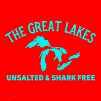 Unsalted N Shark Free The Great Lakes  Michigan Santa Hat thumb 1