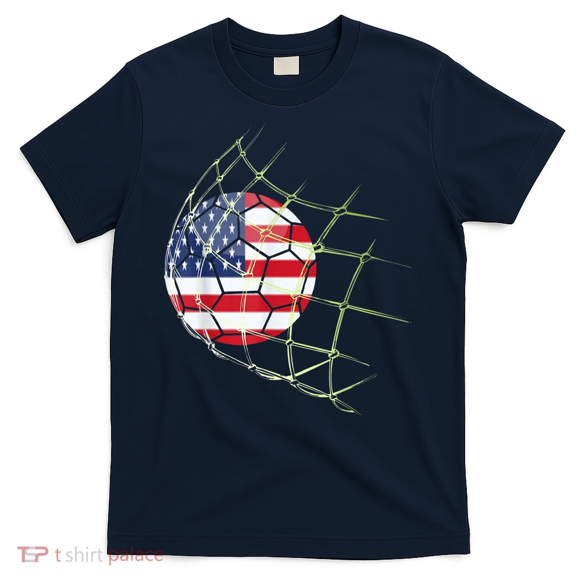 USA  National Team Soccer Jersey 2022 American Ball Flag T-Shirt