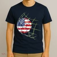 USA  National Team Soccer Jersey 2022 American Ball Flag T-Shirt thumb 3
