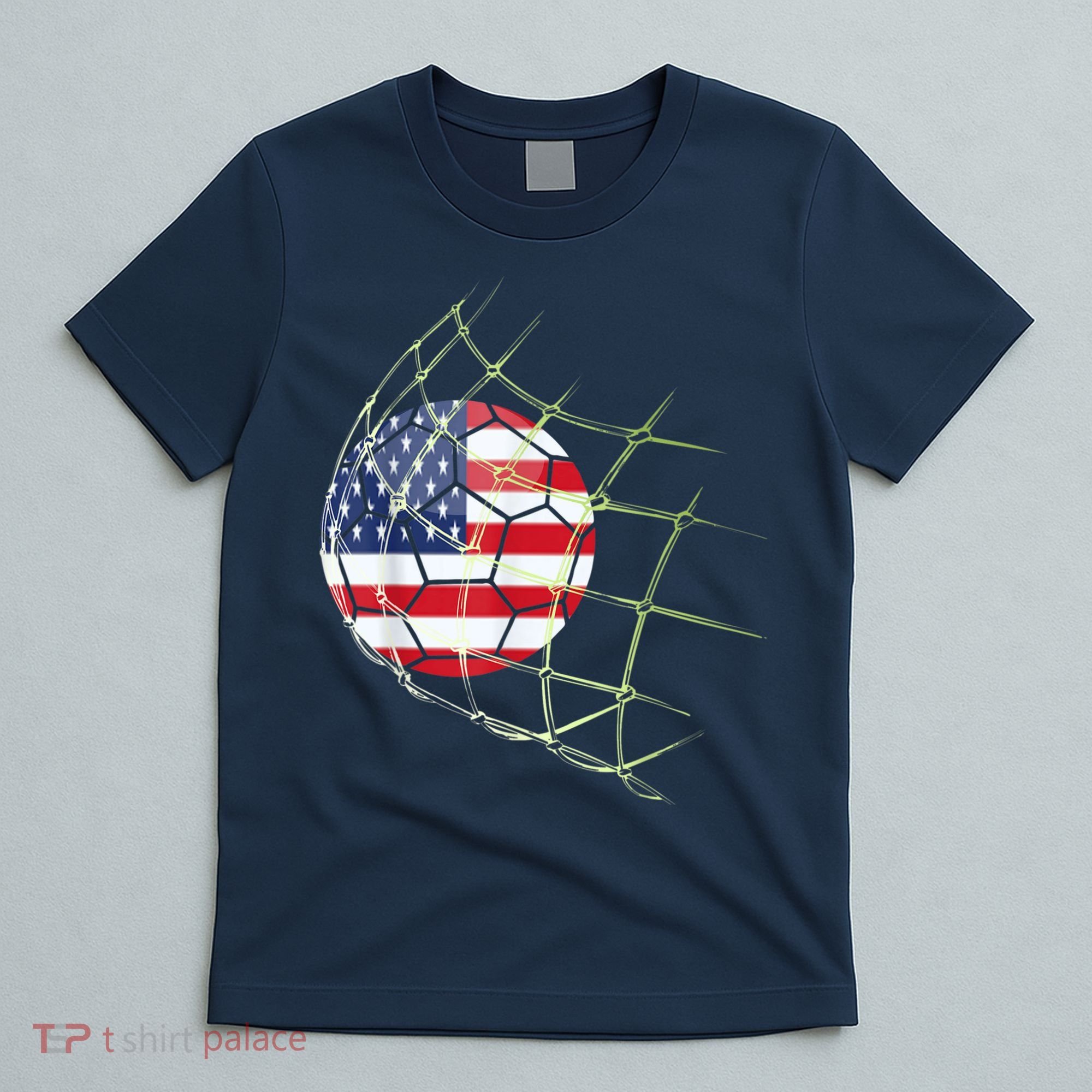 USA  National Team Soccer Jersey 2022 American Ball Flag T-Shirt