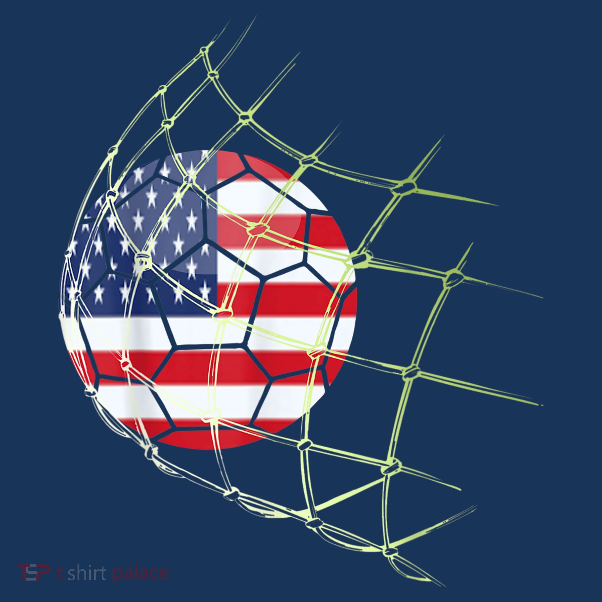 USA  National Team Soccer Jersey 2022 American Ball Flag T-Shirt
