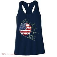USA  National Team Soccer Jersey 2022 American Ball Flag Women's Tank Top thumb 0