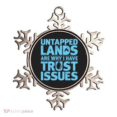 Untapped Lands Are Why I Have Trust Issues Ornament