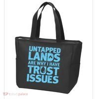 Untapped Lands Are Why I Have Trust Issues Tote Bag thumb 3