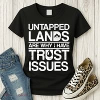Untapped Lands Trust Issues Women's T-Shirt thumb 3