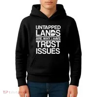 Untapped Lands Trust Issues Kids Hoodie thumb 4