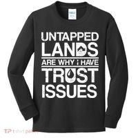 Untapped Lands Trust Issues Kids Long Sleeve Shirt thumb 0