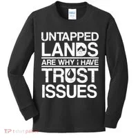 Untapped Lands Trust Issues Kids Long Sleeve Shirt thumb 0