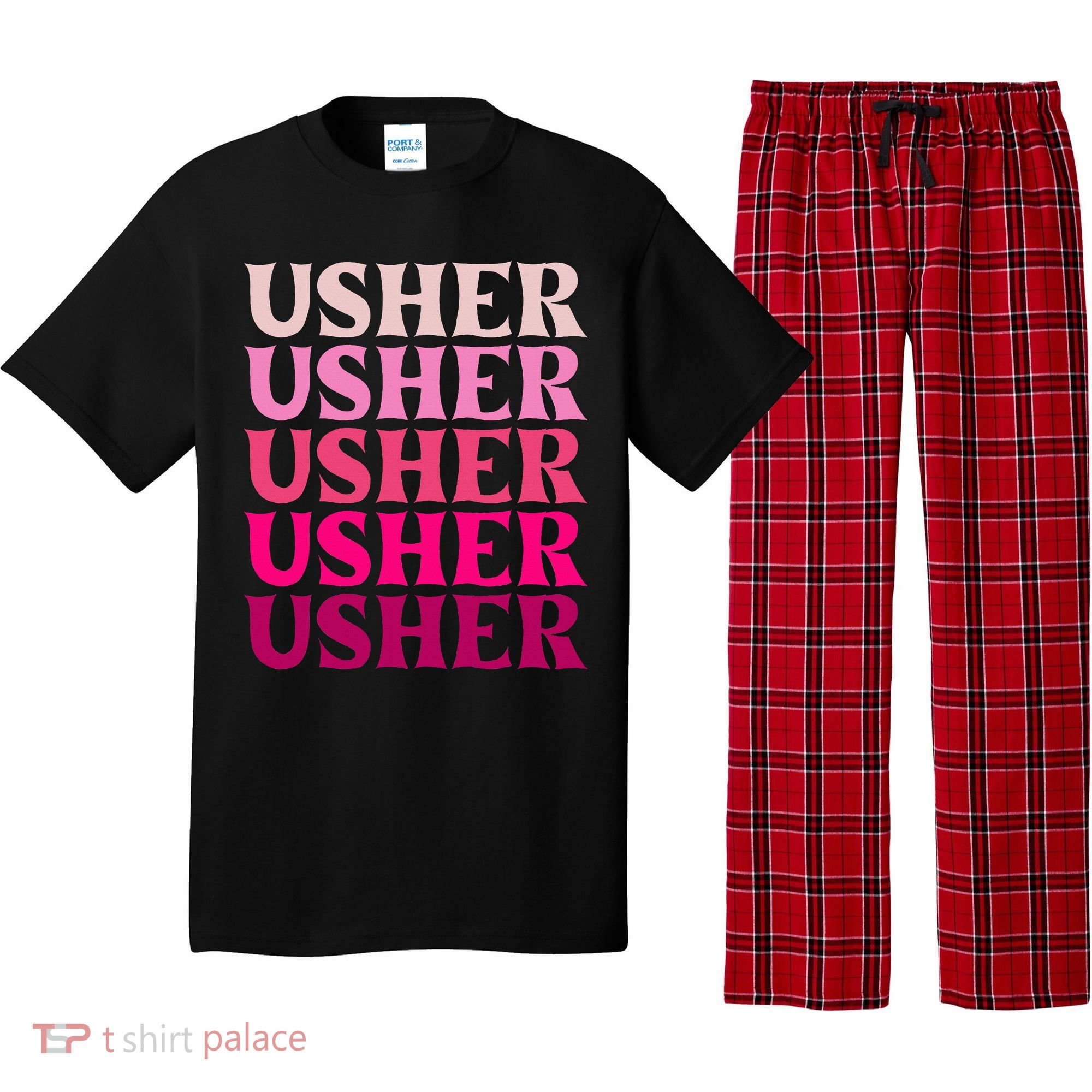 U.S.H.E.R Name Pajama Set