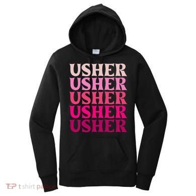 U.S.H.E.R Name Women's Hoodie