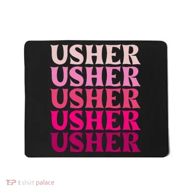 U.S.H.E.R Name Mousepad