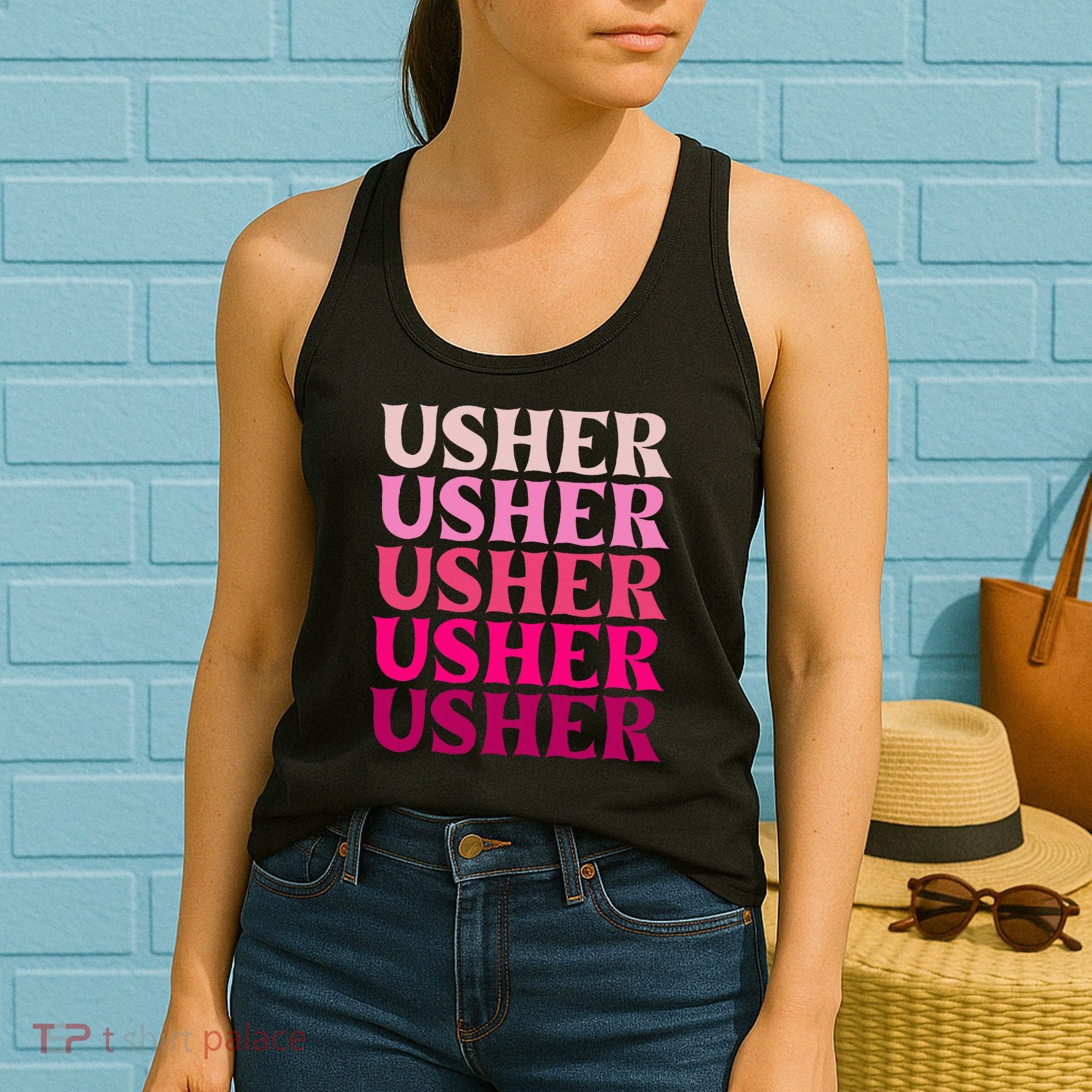 U.S.H.E.R Name Women's Tank Top