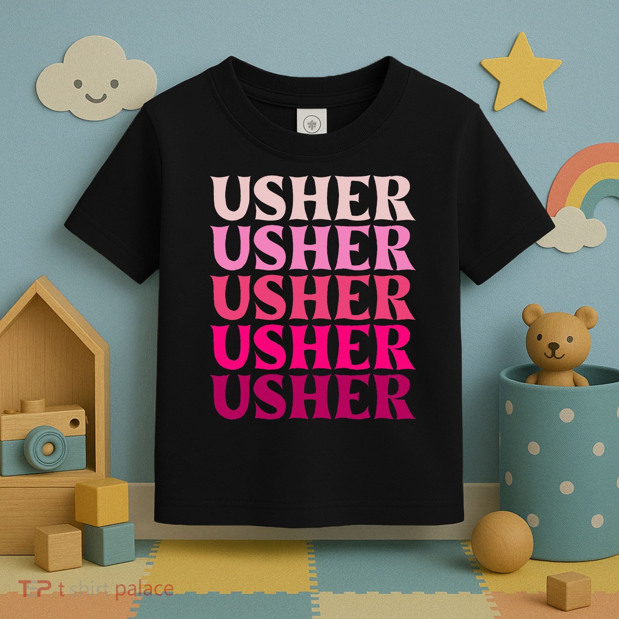 U.S.H.E.R Name Toddler T-Shirt