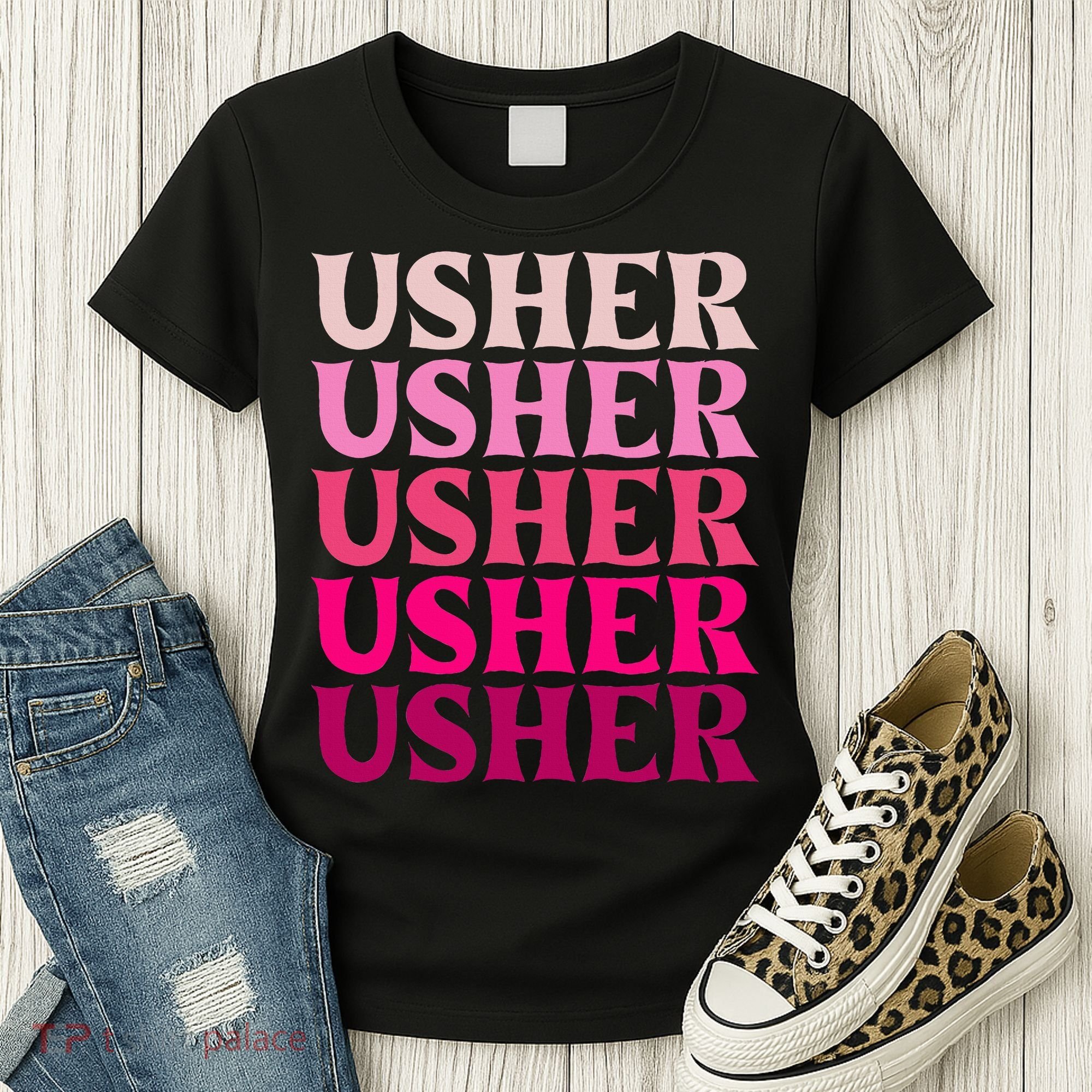 U.S.H.E.R Name Women's T-Shirt