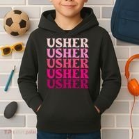 U.S.H.E.R Name Kids Hoodie thumb 2