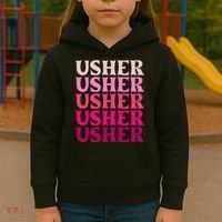U.S.H.E.R Name Kids Hoodie thumb 3