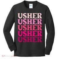 U.S.H.E.R Name Kids Long Sleeve Shirt thumb 0