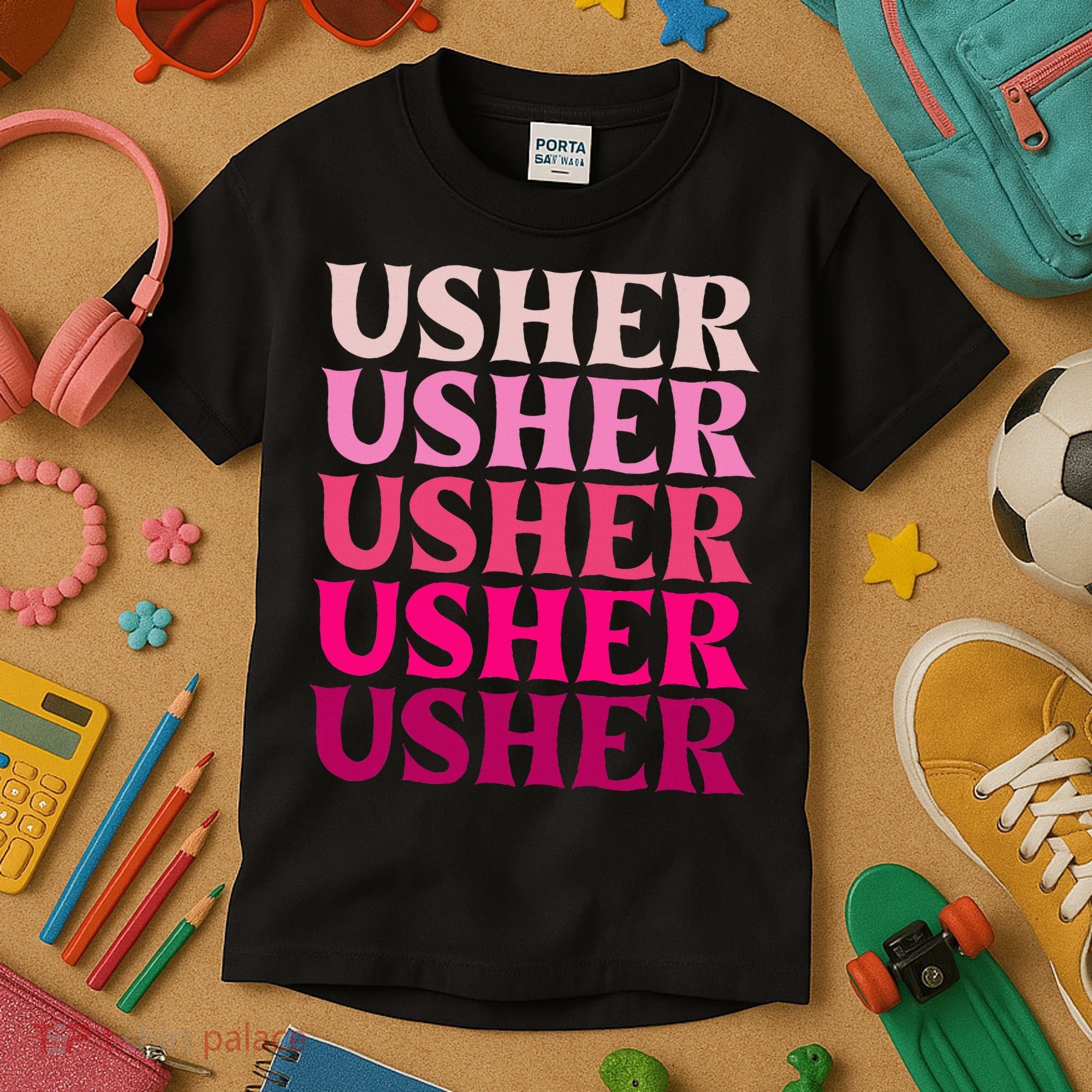U.S.H.E.R Name Kids T-Shirt