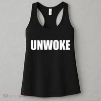 UNWOKE Anti Woke Counter Culture Fake Woke Classic Women's Tank Top thumb 3