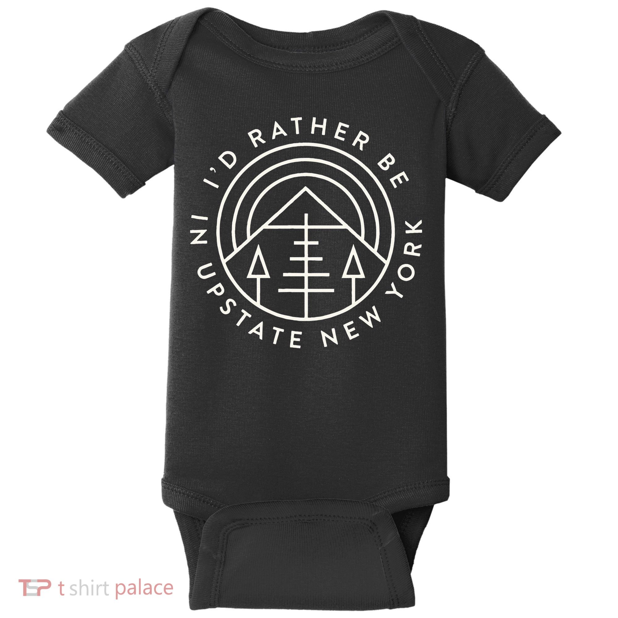 Upstate New York Mountain Outdoors Upstate Baby Bodysuit