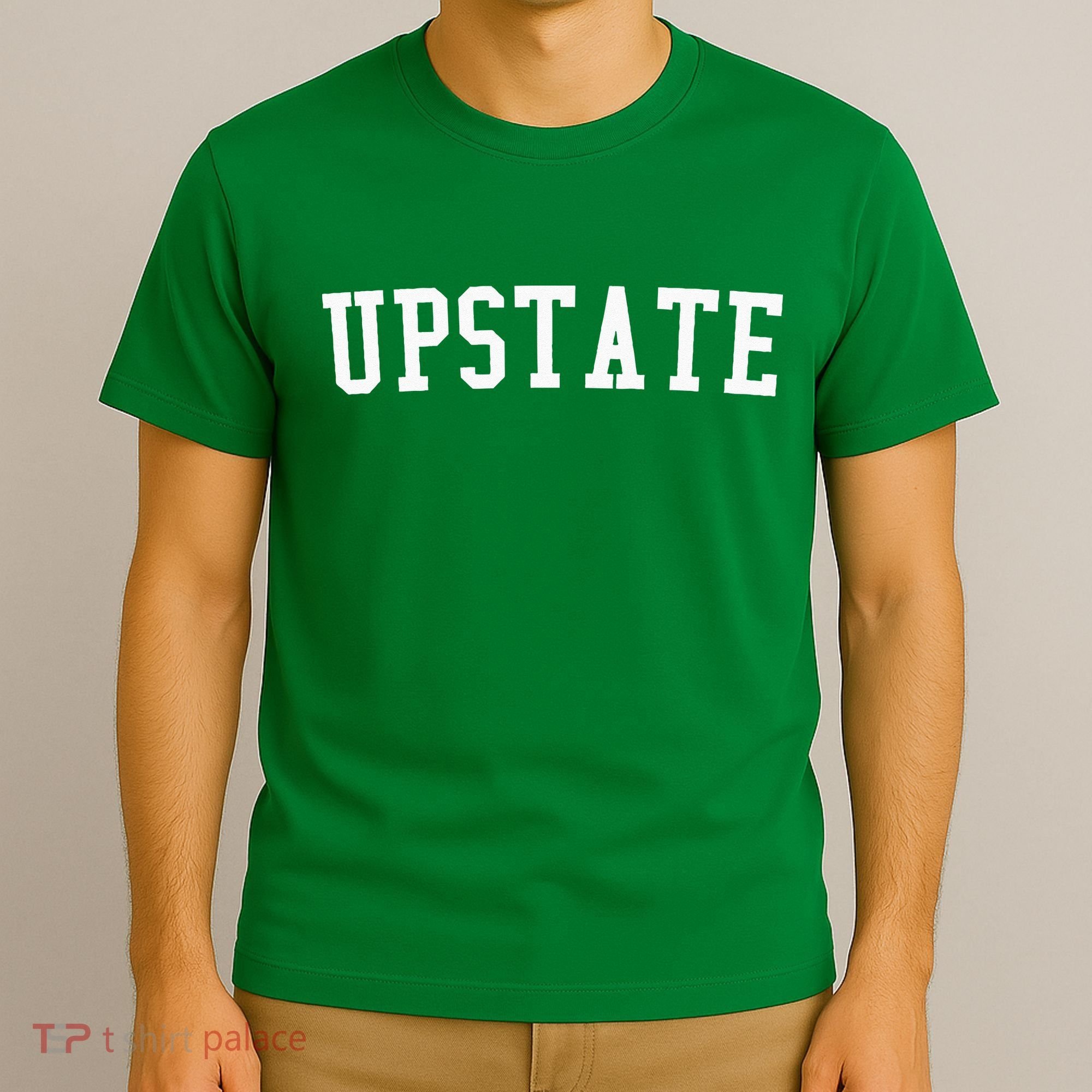 Upstate New York Prep Block Lettering Vintage Style T-Shirt