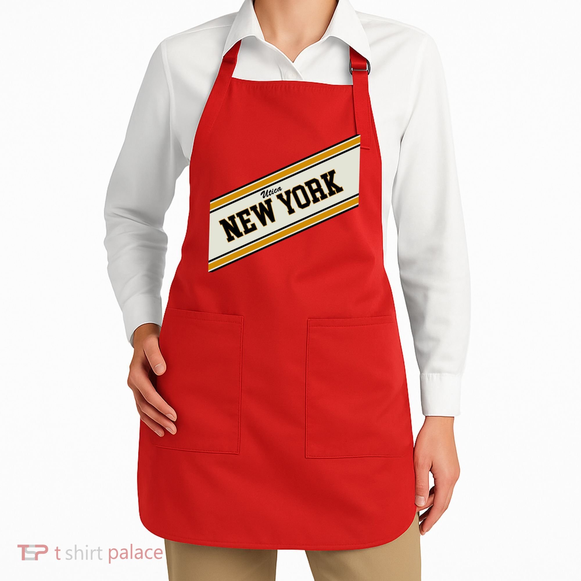 Utica New York Varsity Logo Apron