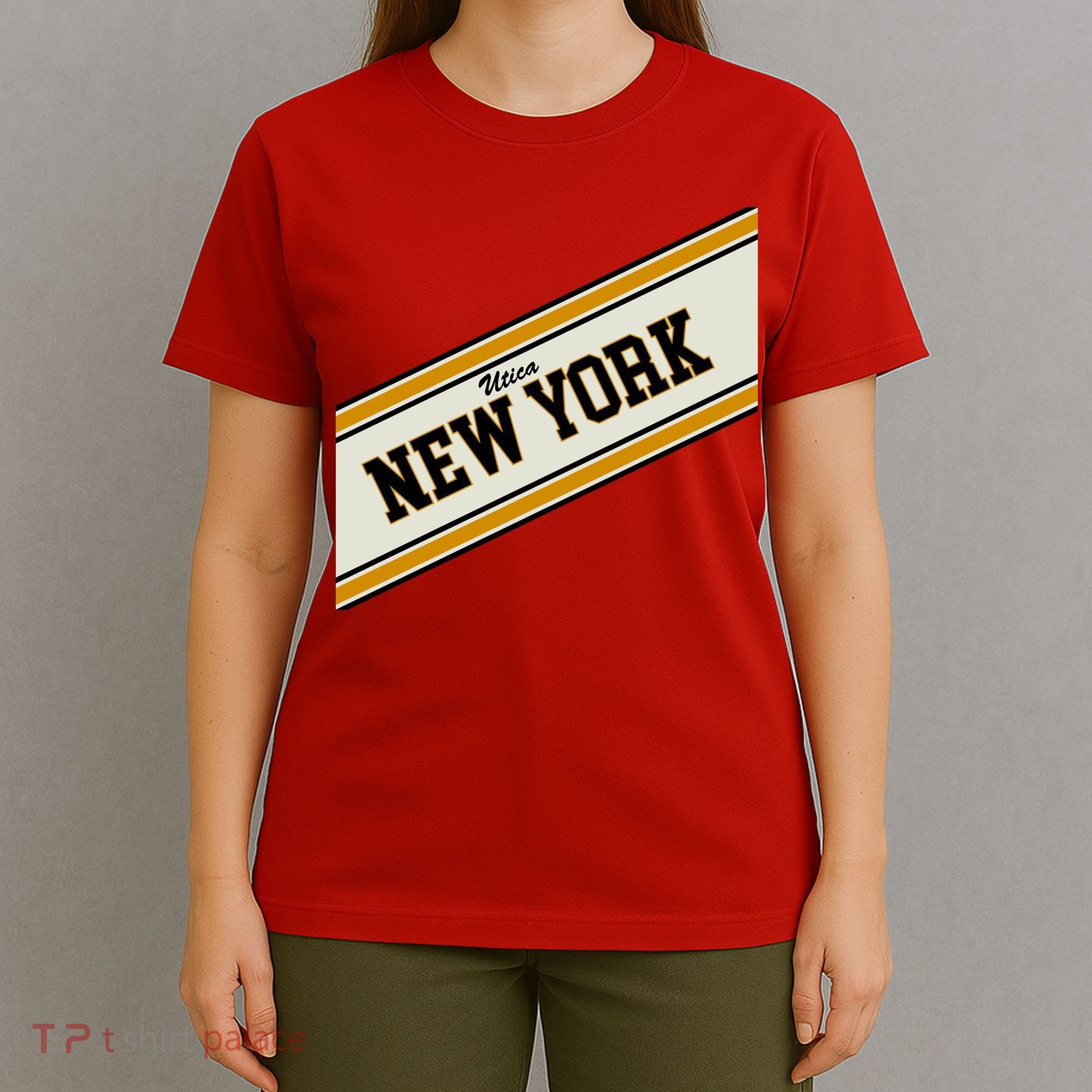 Utica New York Varsity Logo T-Shirt