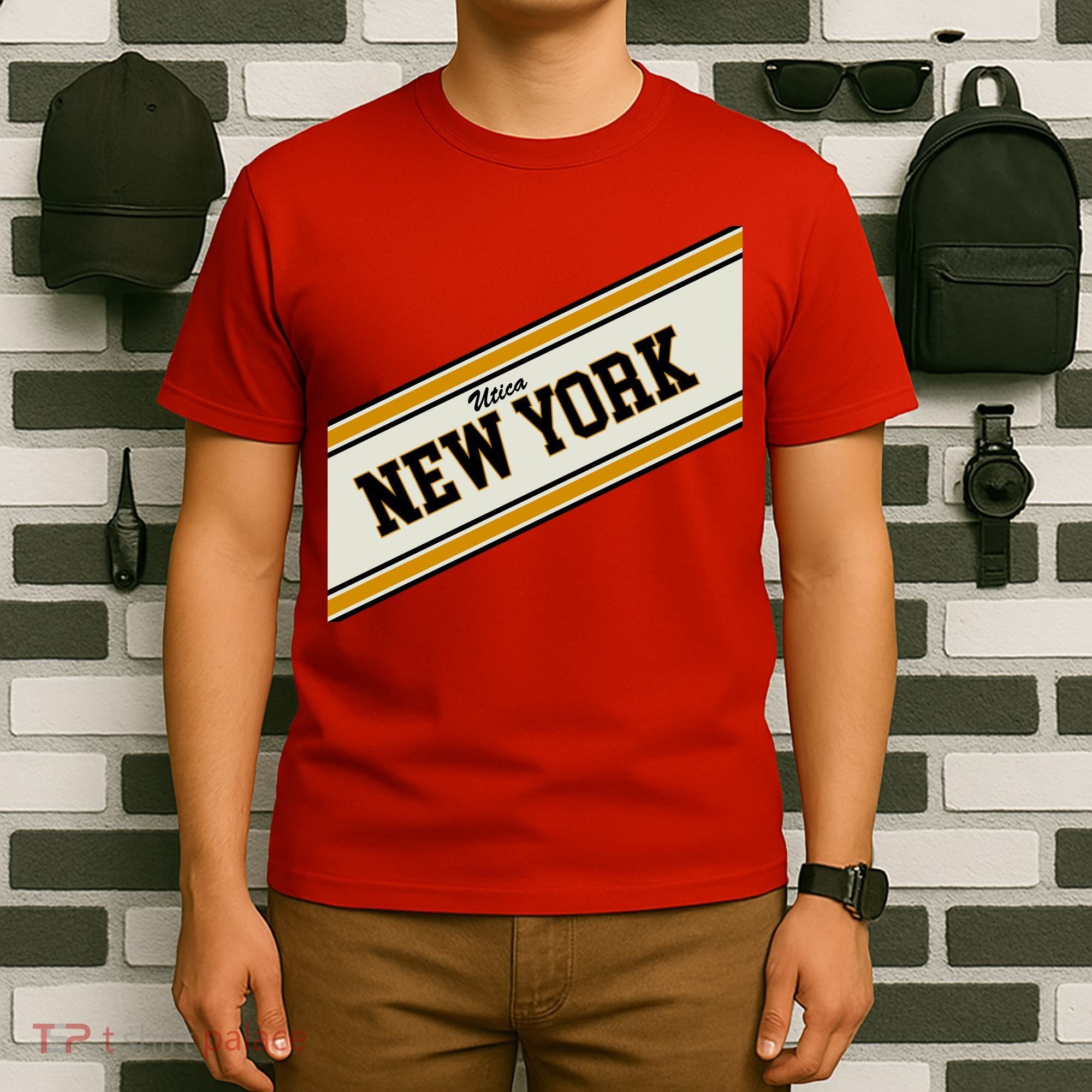 Utica New York Varsity Logo T-Shirt