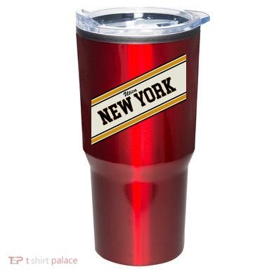 Utica New York Varsity Logo Tumbler