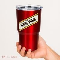 Utica New York Varsity Logo Tumbler thumb 2