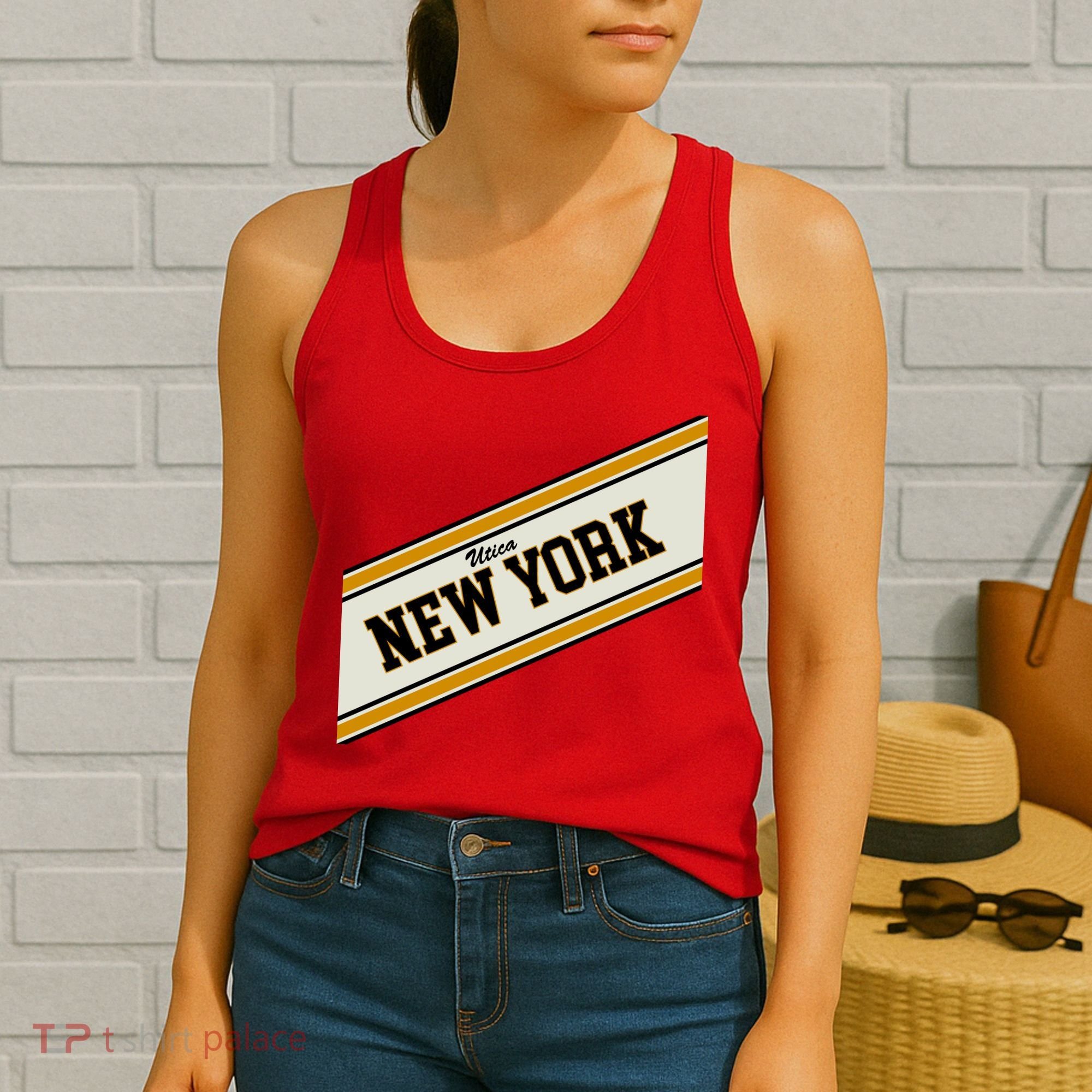 Utica New York Varsity Logo Women's Tank Top