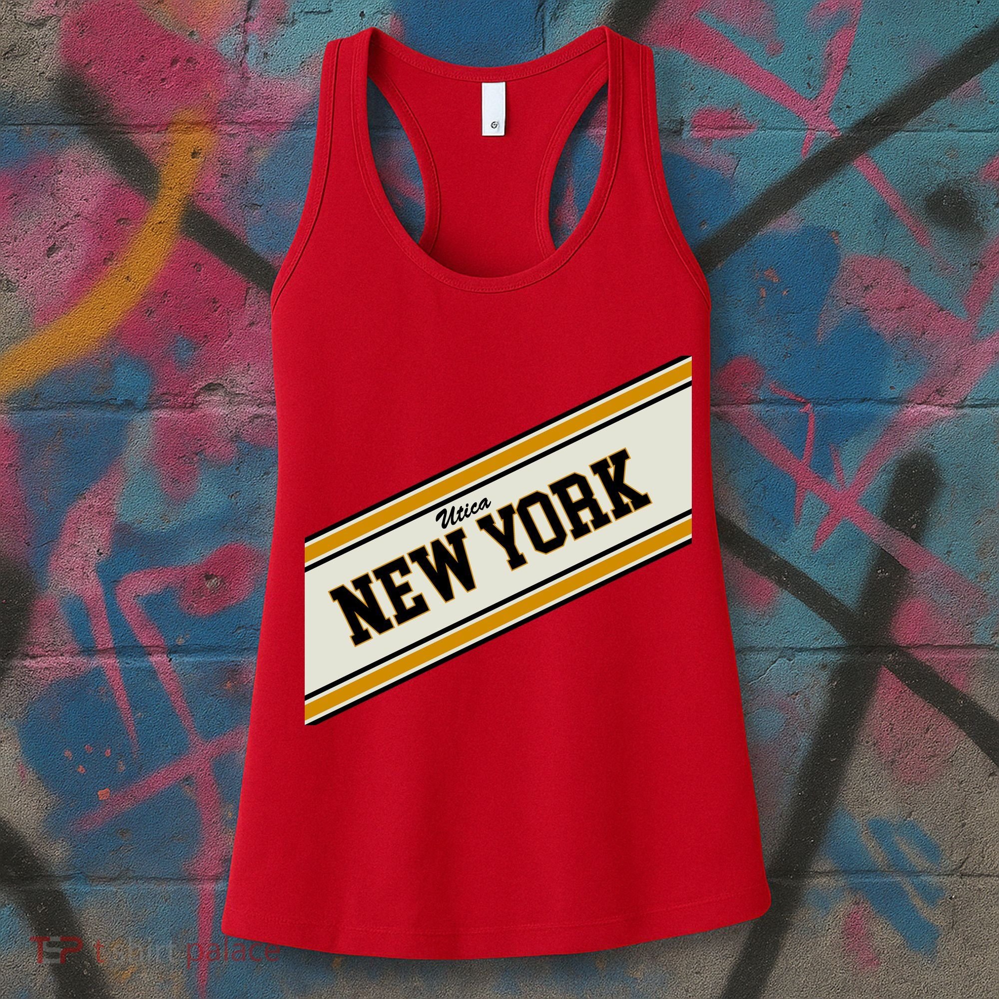Utica New York Varsity Logo Women's Tank Top