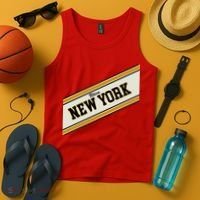 Utica New York Varsity Logo Tank Top thumb 4