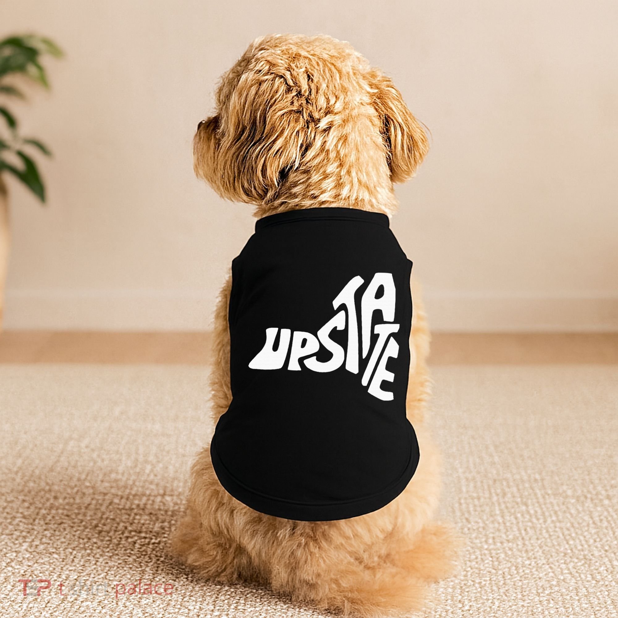 Upstate New York Ny State Shape Doggie Tank