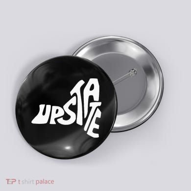 Upstate New York Ny State Shape Button