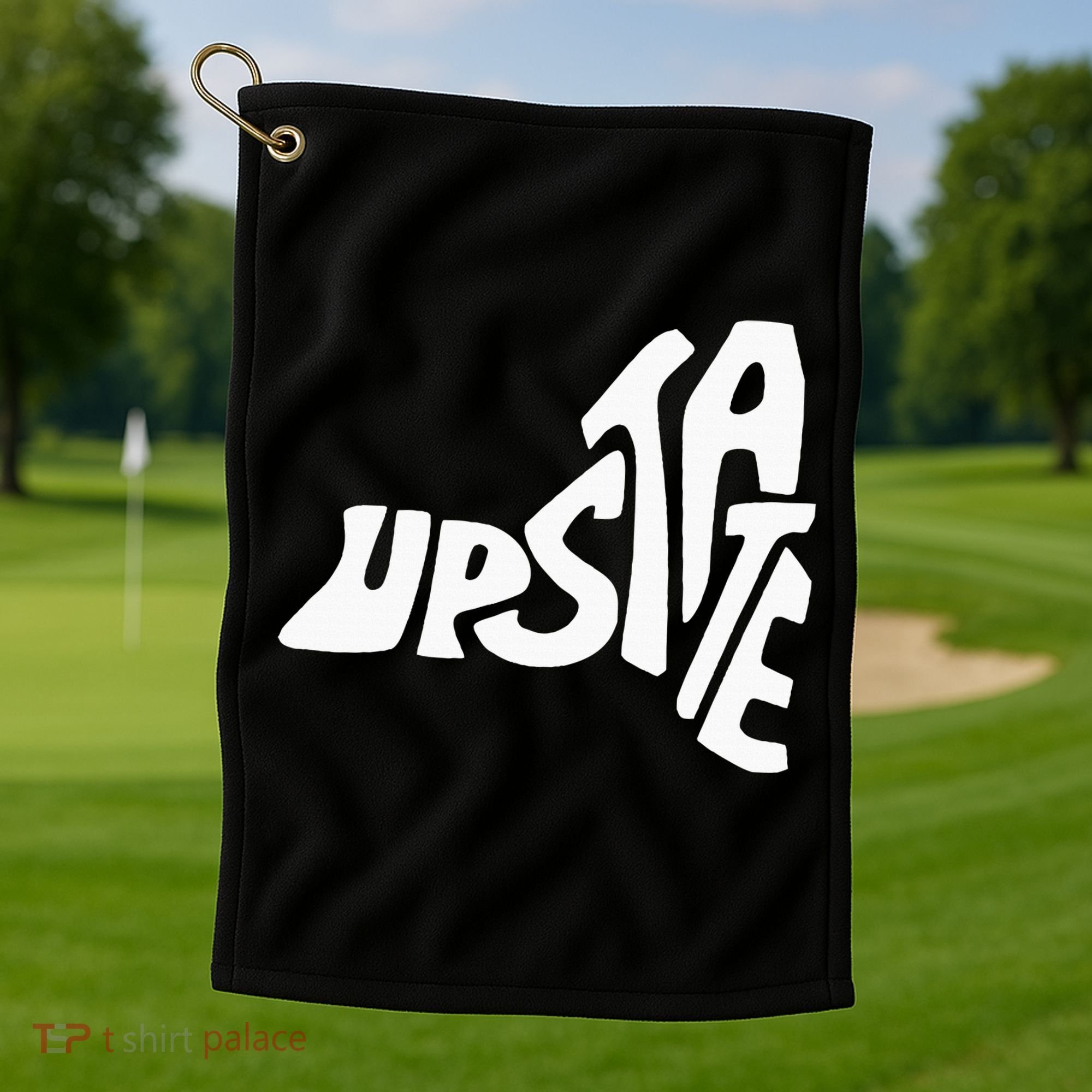 Upstate New York Ny State Shape Golf Towel