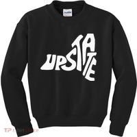Upstate New York Ny State Shape Kids Sweatshirt thumb 0